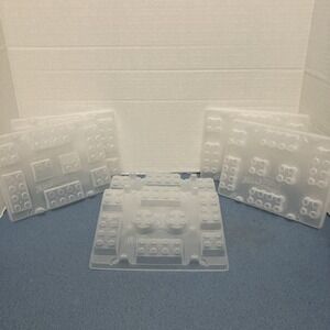 Jell-O Play Clear Building Bricks Molds - Set of 7 (3 Different Styles)